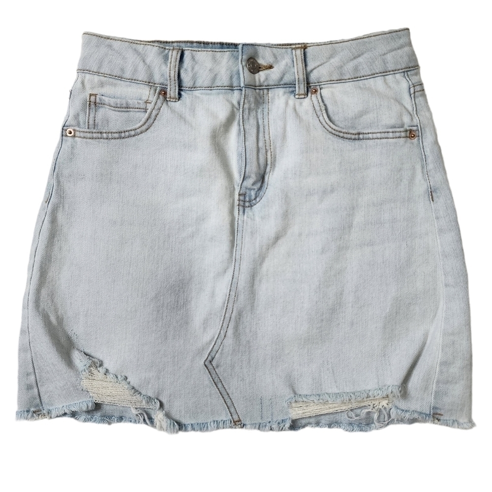 Wild Fable Distressed Dinem Skirt